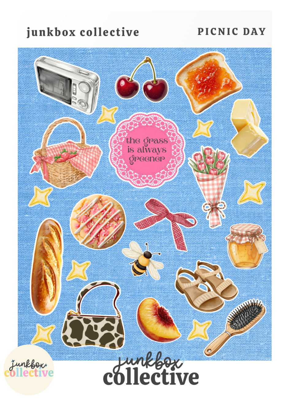 picnic day sticker sheet