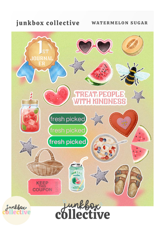 watermelon sugar sticker sheet