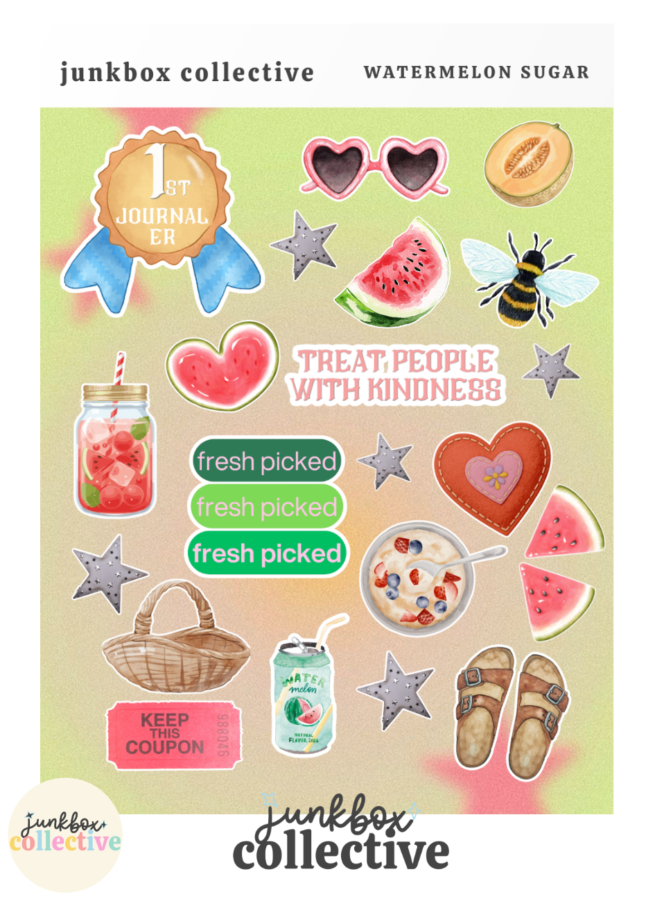watermelon sugar sticker sheet
